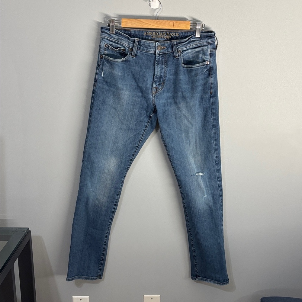 American Eagle jeans Men's Light Blue slim 360° Extreme Flex Jeans